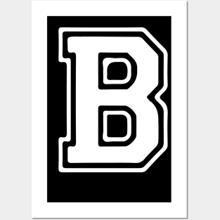 Letter B Posters and Art